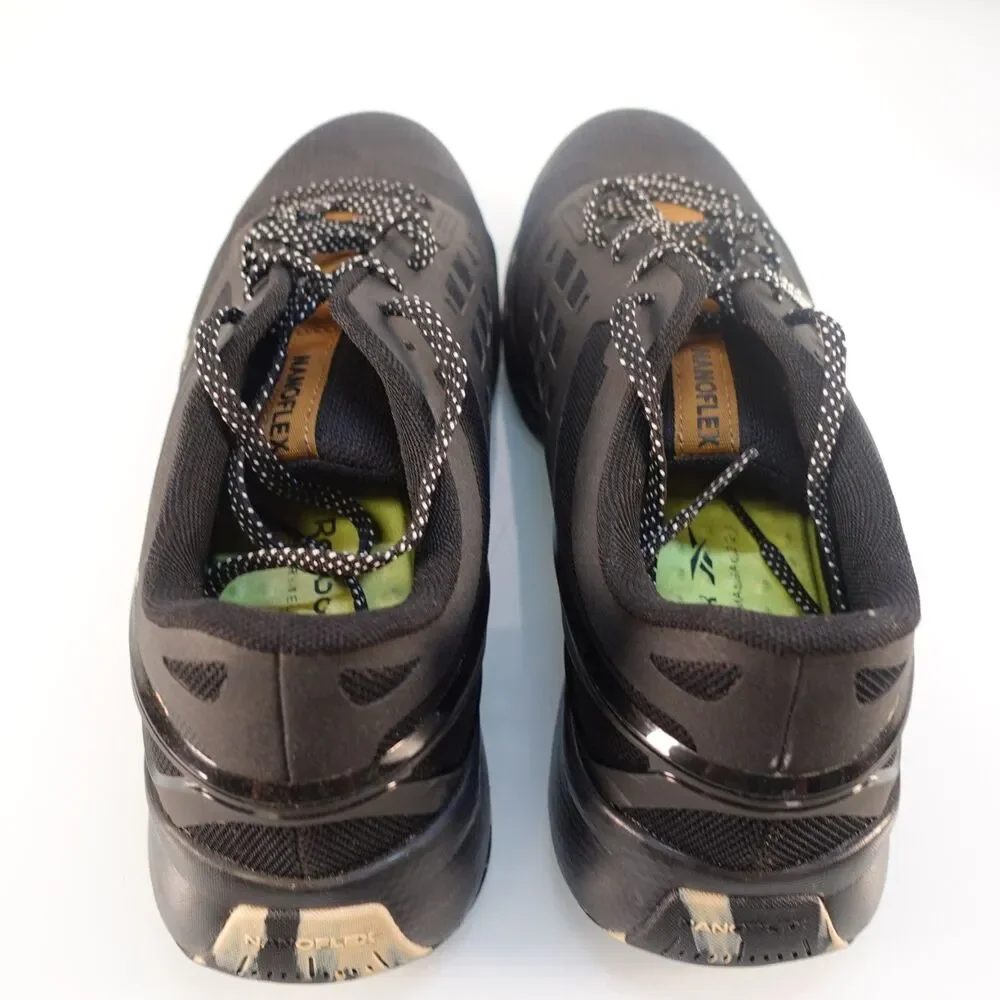 Reebok Work Nanoflex TR Black Composite Toe Safety Shoes Camo Womens Size 11W